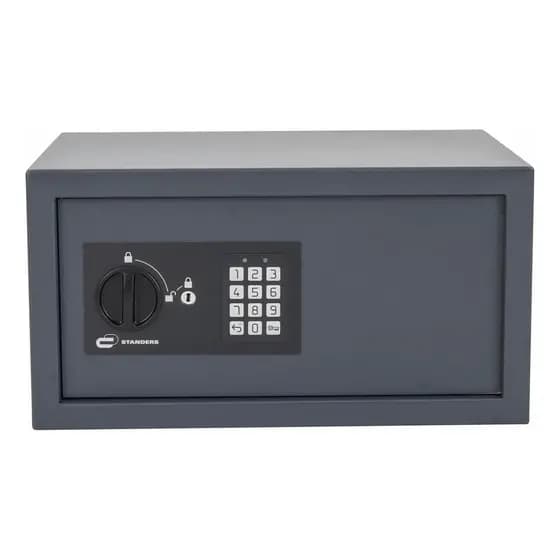 Cofre Digital De Sobrepor Senha E Chave Aco 28l 23x44x35cm