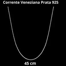 Corrente Veneziana 45cm Modelo Italiano – Design Versátil para o Dia a dia e Ocasiões Especiais