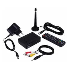 Kit Conversor Digital De Tv + Antena Digital Interna Hd Hdtv