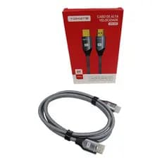 Cabo Hdmi 2.1 8k Blindado Ultra Hd Resolução 8k 120hz Para Ps5, Ps4, Xbox, Projetor, Set-top Box Comprimento 1,5 Metros