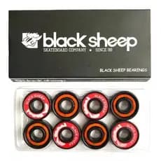 Rolamento Black Sheep Black - Skate Skateboard 8 rolamentos Nota Fiscal incluida NF