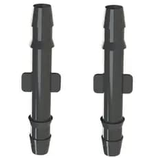 Par Emenda Esguicho Agua Limpador Parabrisa Universal - Modelo em I  (2 pcs)