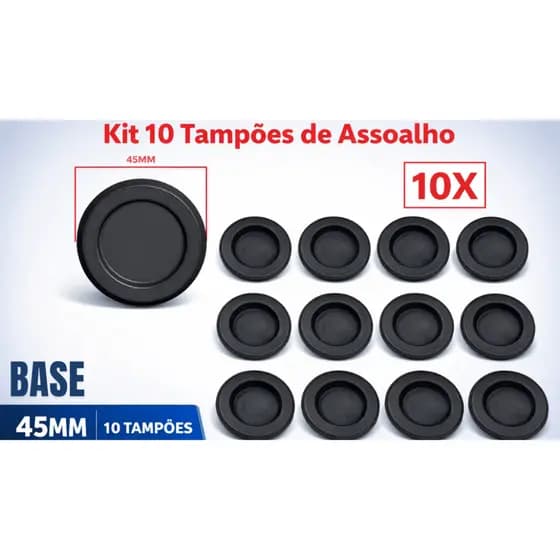 Kit 10 Tampas Assoalho Original Astra Cruze Onix Corsa Celta Vectra Omega Monza - 38mm (3,8CM)