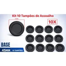 Kit 10 Tampas Assoalho Original Astra Cruze Onix Corsa Celta Vectra Omega Monza - 38mm (3,8CM)