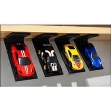Expositor Sob Prateleira Suspenso para Hot Wheels e Miniaturas | Suporte para Hot Wheel