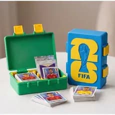Porta Figurinhas Copa 2026 | Caixa Organizadora de Figurinhas Copa