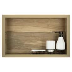 Nicho Para Banheiro em Porcelanato Polido (Madeirado 50x30x8)