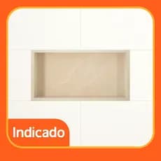Nicho Porta Shampoo Prateleira de Banheiro Sabonete Organizador de Embutir Porcelanato Premium (Selecione a cor)