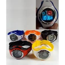 Relógio Eletrônico İnfantil Digital Led Colorido Sport Watch Cronômetro para criança