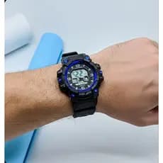 Relógio Esportivo Masculino Digital Led Esportivo Watch com Alarme Cronômetro Quartzo Silicone