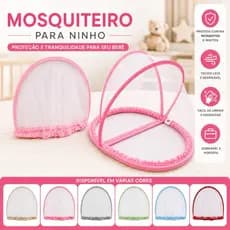 Mosquiteiro Universal Para Ninho Redutor De Berço Promoção