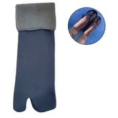 Meia canelada forrada Dedão Separado Ideal Para Usar Com Chinelo