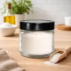 Pote para Mantimento c/ Tampa Preta - 300 ml - Casambiente