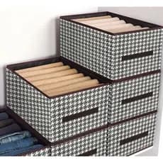 Kit 3 Caixas De Armazenamento De Roupas Com Grade Dobrável Multiuso Estampa Zebra