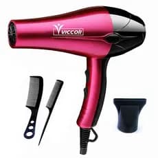 Secador de Cabelo 3000W Profissional 110V e 220V Com Bico + 2 Pentes