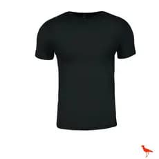 Camiseta Masculina Básica Lisa Algodão Poliéster Confortável Academia Unitária
