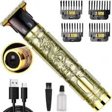 Maquina de Barbear cortar cabelo Aparador Profissional barbeador acabamento Sem Fio Portátil Potente