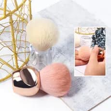Mini Escova Portátil De Maquiagem Blush  Em Pó