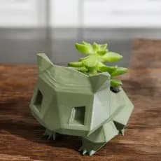 Vaso Suculenta Bulbasauro Pokémon - Decoração, Presente Criativo, Geek