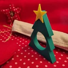 Argola Guardanapo Natal, Anel Guardanapo, Portal Guardanapo Natal - Decoração Mesa Posta