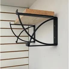Mão Francesa Dupla Reforçada Design 20/15cm Kit C/2 Peças