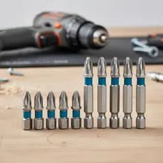 Ponta Bits PH2 25mm Kit 5 Magnético Ponteira Parafusadeira Antiderrapante Aço S2 Gross