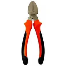 Alicate de corte diagonal polido cabo isolamento térmico ergonômico 6" Black Bull 15,5cm x 5,5cm