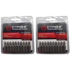 kit 20 Ponta Bits PH1 25mm Ponteira Magnética Antiderrapante Parafusadeira Philips CTPOHR