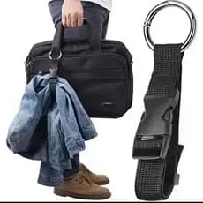 Prendedor gancho fivela  cinto multifuncional para pendurar nas malas, bagagem, bolsas  e mochilas