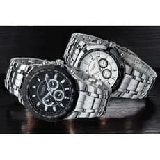 Curren 8084 homens marca de luxo  esporte masculino relógios aço completo relógio de quartzo masculino à prova dwaterproof água