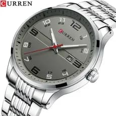 CURREN 8411 Moda Relógios Masculinos Marca Original Negócios Esporte Luminoso Masculino Relógio Quartzo