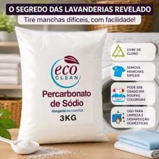 Percarbonato De Sódio 3kg 2kg e 1kg 100% PURO Alvejante Tira Manchas Roupa Branca e Colorida