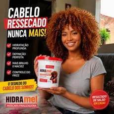 Máscara Mel Cola Hidra Mel 400g Mega Finalizador 72h Cachos Ultra Fitagem Cabelo Crespo Cacheado