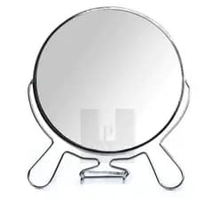Espelho de Mesa Dupla Face com aumento Ideal para Maquiagem 14cm