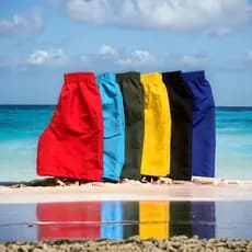 Kit 5 Bermuda Infantil Tactel Shorts liso Menino Todos os modelos
