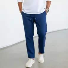 Calça de Linho Masculina Premium – Alfaiataria Moderna, Leve e Respirável para Verão e Eventos