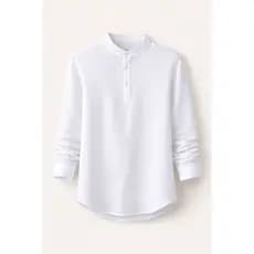 Bata Masculina Linho Manga Longa Roupa Social Casual Elegante Confortável Premium Festa Carnaval