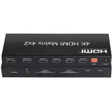 Switch Splitter Hdmi 4x2 Matrix 1080p 4k 4 Entradas 2 Saídas Hdmi