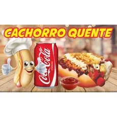 Painel Adesivo Lanchonete Lanches Hambúrguer Hot Dog Coca Trailer
