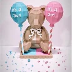 COMBO FORMAS PARA CHOCOLATE: 01 URSO GEOMETRIC + 01 BEXIGA - LANÇAMENTO PORTO FORMAS