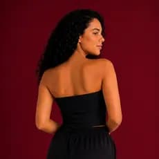 Tube Top Suplex Faixa Blusa Feminino Cropped Tubinho Básico Suplex Blogueira Premium