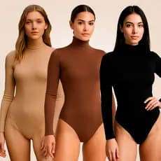 Body Feminino Manga Longa Gola Alta Justinho – Estilo Blogueira