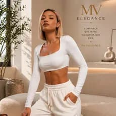 Cropped Manga Longa Feminino Suplex Premium Justinho Elegante Básico Moda Inverno Alta Qualidade