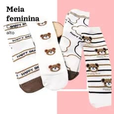 kit de meias femininas casuais all-match cartoon até a panturrilha 4