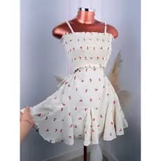 LANÇAMENTO Vestido Soltinho camponesa Lastex Delicado Estampa moda Paty nordestina romântica fofo fofa