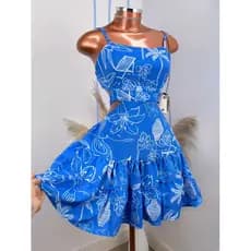 LANÇAMENTO Vestido Branco Delicado rodado moda feminina tendência paty