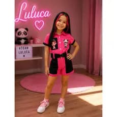 Macacão temático da Luluca personalizado