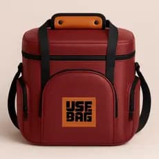 Bolsa Térmica Grande Fitness Marmita Academia Lancheira Divisórias Com Isolamento Térmico Moda Estilosa