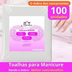 Toalha Descartável Manicure - Viscose Absorvente 20x30cm