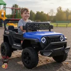 Carro Carrinho Jipe Jeep Jipinho Elétrico Infantil Luz Som Música Controle Remoto 12V